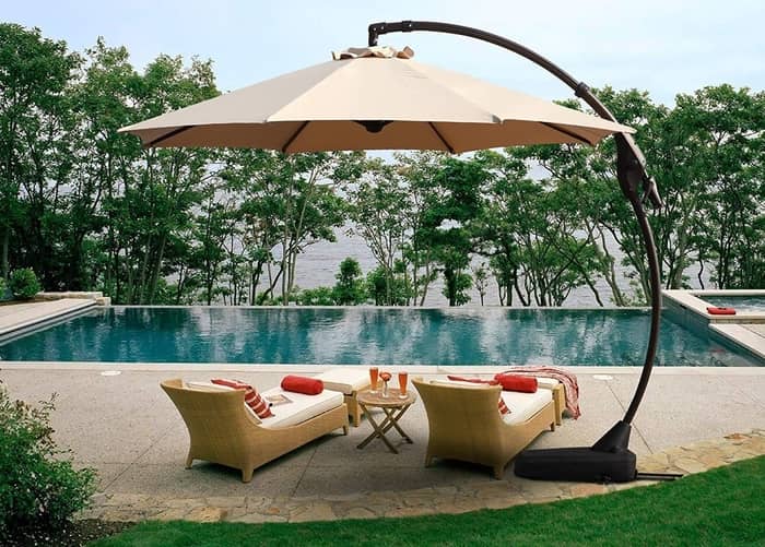 pool umbrellas