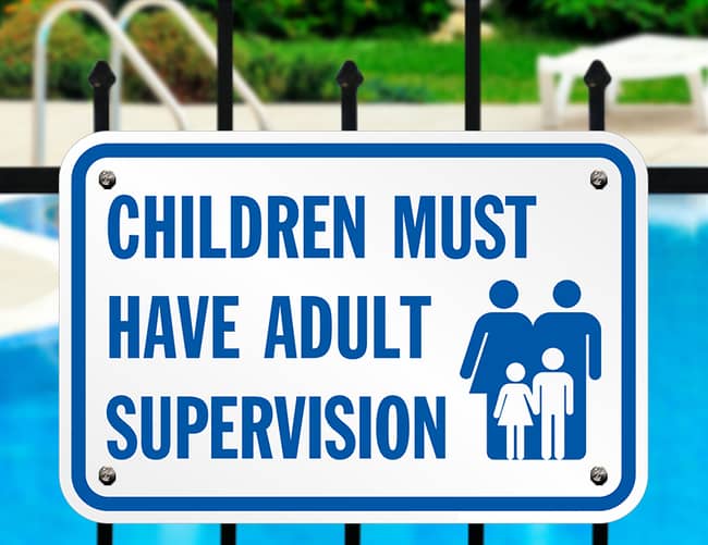 Pool Safety Signs Prevent Accidents & Save Lives